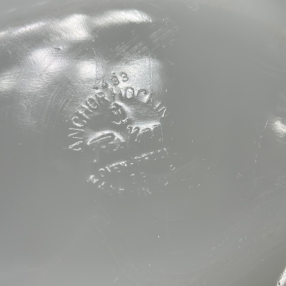 Vintage Meadow Green Anchor Hocking FireKing Oval Baking Dish. 433 - Picture 6 of 13